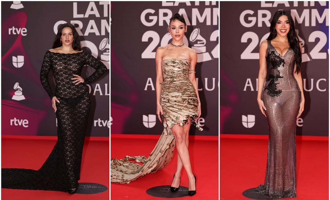 Famosas arrasan en la alfombra roja de los Latin Grammy 2023.
