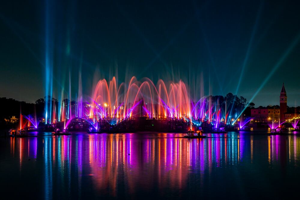 Guests visiting EPCOT can enjoy a brand new nighttime spectacular, “Luminous The Symphony of Us,” which shines a light on the shared experiences that connect people across the globe. With a dazzling display of fireworks, fountains and lights, the show features two original songs plus new arrangements of iconic Disney hits that enliven the story. (Matt Stroshane, Photographer)