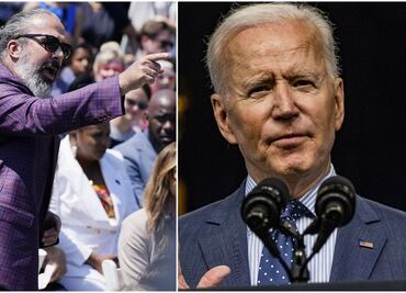 ¿Quién es Manuel Oliver, el hombre que interrumpió a Biden en discurso?