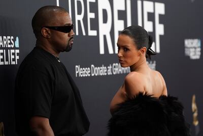 Kanye West y Bianca Censori al borde del divorcio tras escándalos en los Grammys