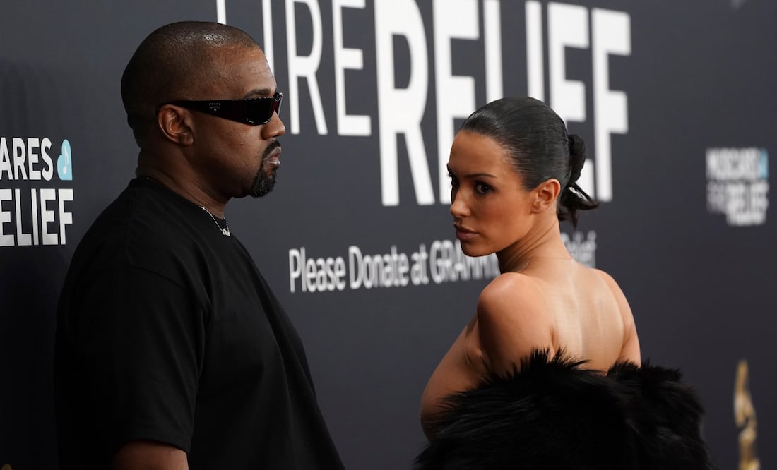 Kanye West y Bianca Censori al borde del divorcio tras escándalos en los Grammys
(Foto Jordan Strauss/Invision/AP)