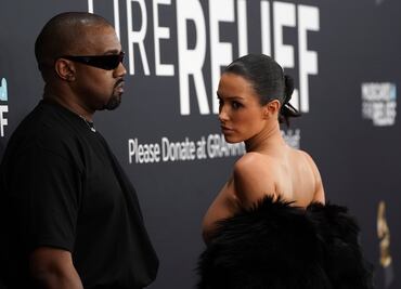 Kanye West y Bianca Censori al borde del divorcio tras escándalos en los Grammys