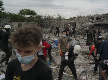 Bombardeos rusos en ciudad ucraniana tras explosión en puente de Crimea