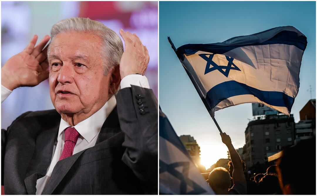 Embajada de Israel en México lamenta declaraciones de López Obrador ante la guerra. Foto: EFE