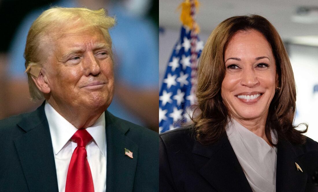 Trump asegura que Kamala Harris será “más fácil” de derrotar que Biden. Foto: AFP