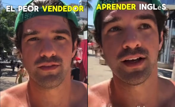 “Aprendan inglés”: extranjero pide a vendedores en Playa del Carmen que hablen su idioma y desata polémica | VIDEO