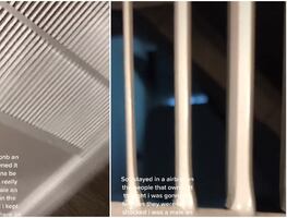 Video. Huésped descubre cuarto oculto detrás de ventila en un Airbnb de Virginia