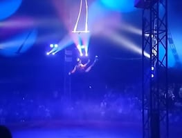 VIDEO: Trapecista de circo en Rusia cae al vacío durante función en vivo