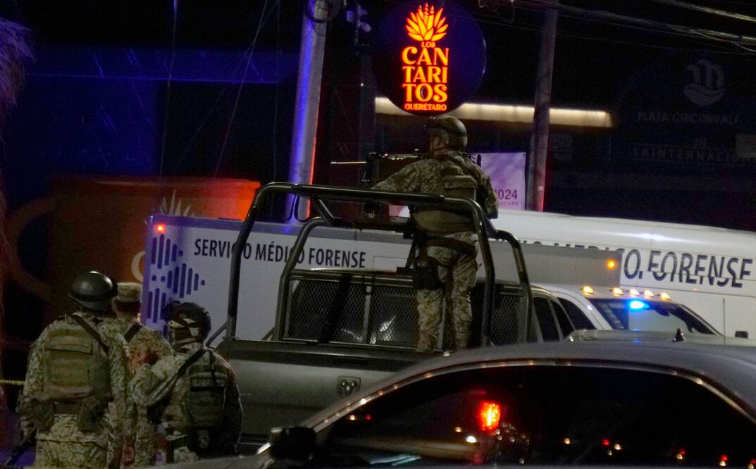 Gobernador de Querétaro promete “castigo” para los responsables del tiroteo que dejó 10 muertos. Foto: AFP