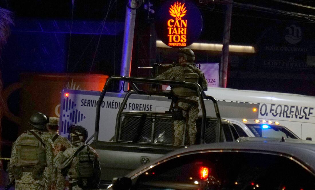 Gobernador de Querétaro promete “castigo” para los responsables del tiroteo que dejó 10 muertos. Foto: AFP