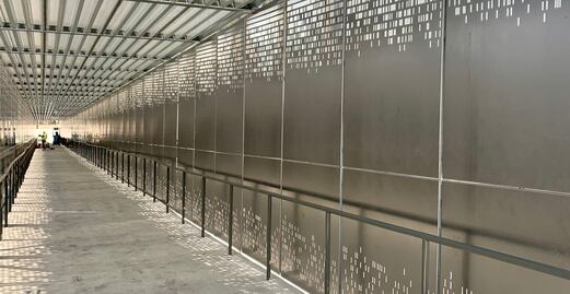 Abre extensión del puente peatonal en garita de Otay Mesa, en San Diego