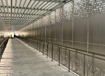 Abre extensión del puente peatonal en garita de Otay Mesa, en San Diego
