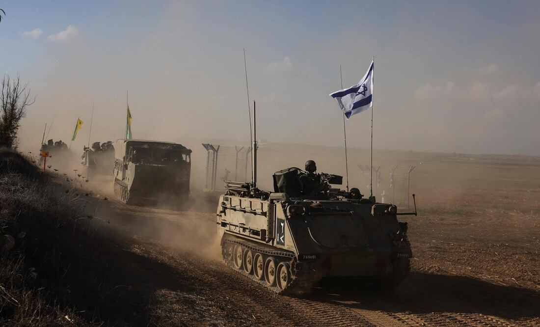 Israel apronta invasión de la Franja de Gaza, devastada por las bombas. Foto: AFP