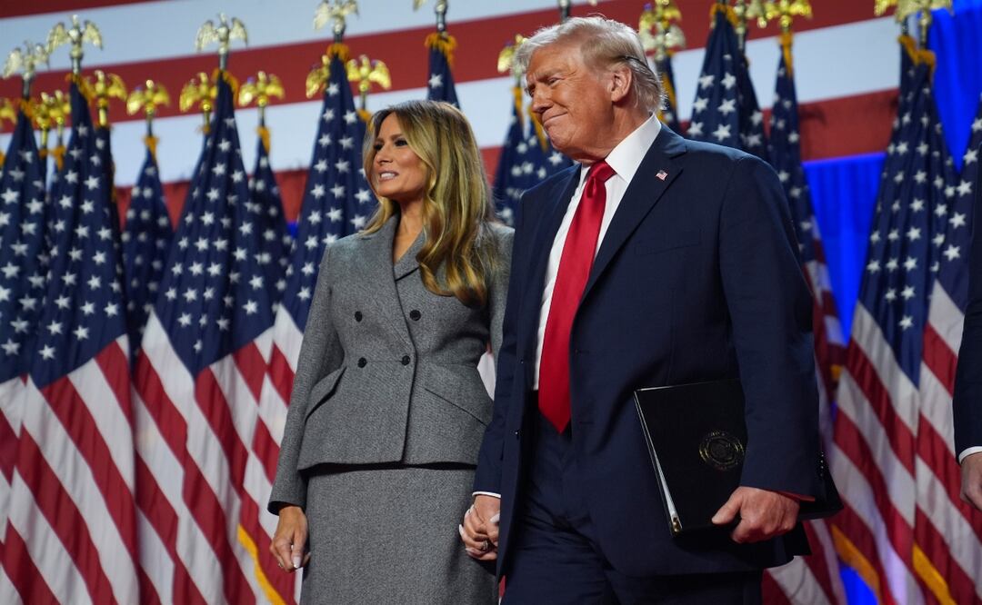 Melania Trump, tras la victoria de su esposo: "Protegeremos la libertad". Foto: AP