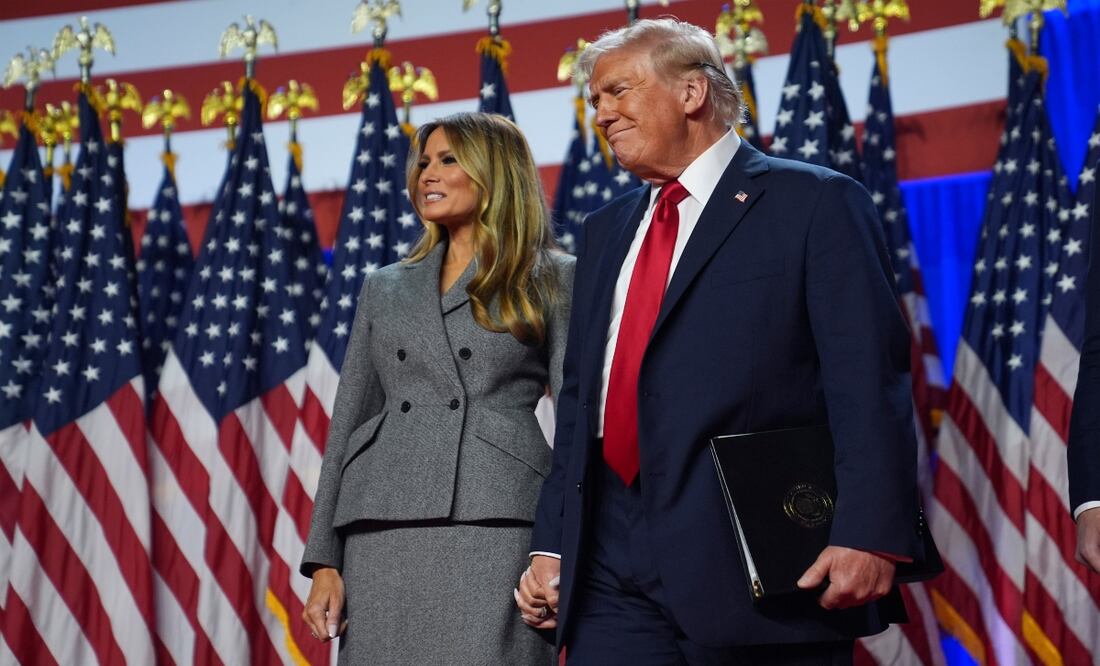 Melania Trump, tras la victoria de su esposo: "Protegeremos la libertad". Foto: AP