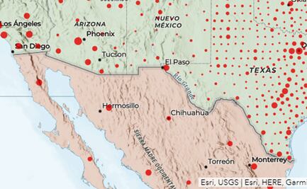 Las cifras del Covid-19 en la frontera México-Estados Unidos