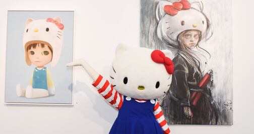 100 artistas celebran a Hello Kitty en galería de Los Ángeles 