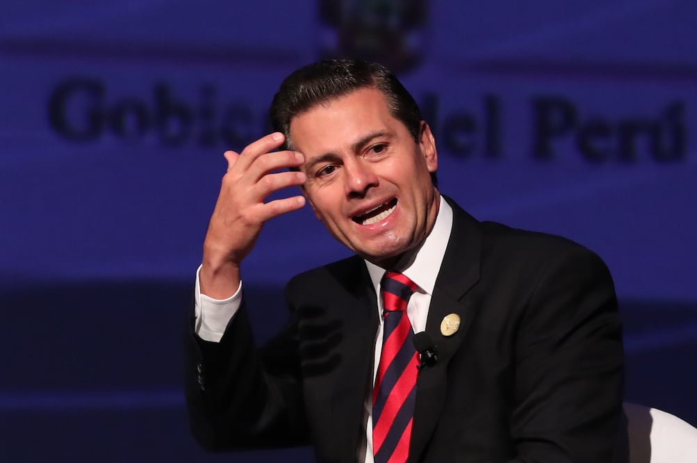 Enrique Peña Nieto reaparece en Ixtapan y las redes reaccionan a su imagen: “Como los buenos vinos”. Foto: EFE/Ernesto Arias