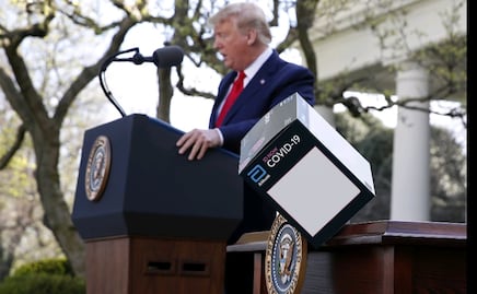 Trump sugiere que desinfectantes podrían ayudar; fabricantes lo desmienten