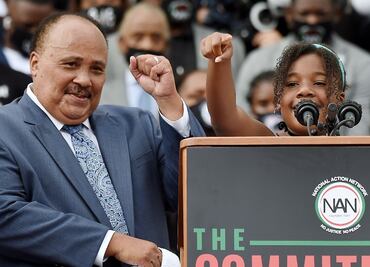 Nieta de 12 años de Luther King: Nuestra generación acabará con el racismo