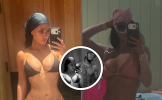 Kim Kardashian presume curvas de infarto con microbikini durante vacaciones en Hawái con Lewis Hamilton