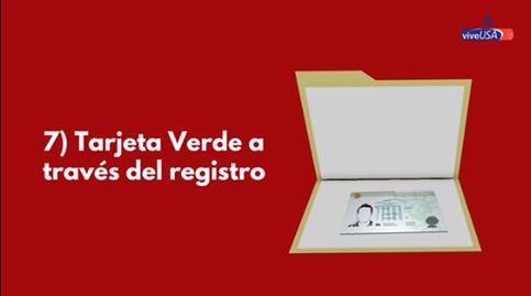 Siete categorías que te hacen elegible para una 'Green Card' 