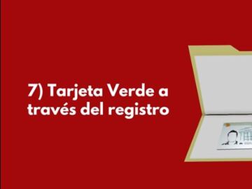 Siete categorías que te hacen elegible para una 'Green Card'