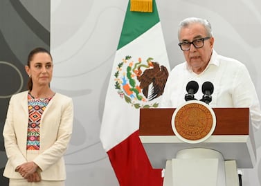 Rubén Rocha Moya dice que Sheinbaum le apoya ante acusación de EU de narcotráfico