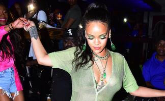 Rihanna y la lencería traslúcida con la que sorprendió en redes