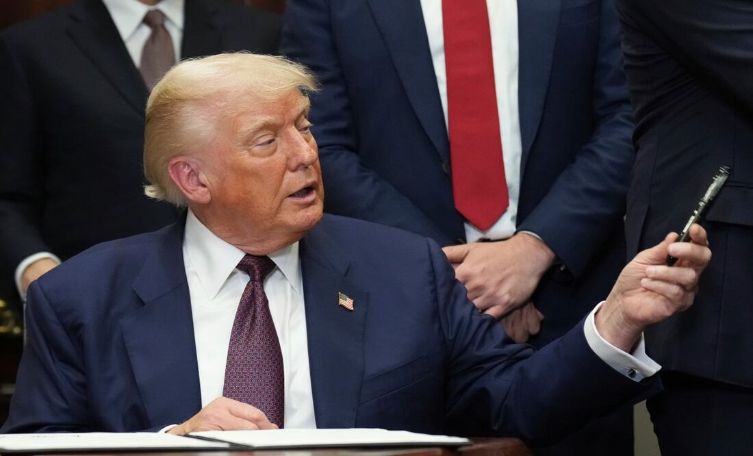 Trump responde a Rusia: ordena envío de submarinos nucleares tras comentarios “provocadores”. Foto: AP