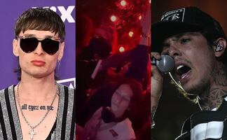 No solo con Peso Pluma, Natanael Cano también da un "beso" a Tito Double P. VIDEO