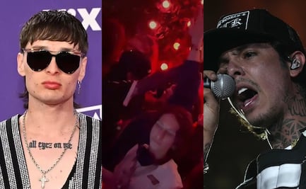 No solo con Peso Pluma, Natanael Cano también da un "beso" a Tito Double P. VIDEO