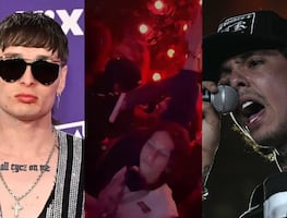 No solo con Peso Pluma, Natanael Cano también da un "beso" a Tito Double P. VIDEO