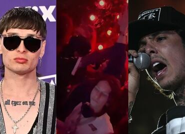 No solo con Peso Pluma, Natanael Cano también da un "beso" a Tito Double P. VIDEO