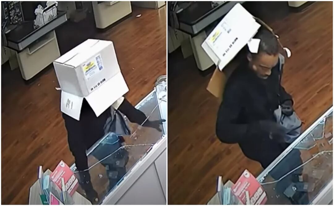 El sujeto irrumpió en el establecimiento en las primeras horas del sábado. Foto tomada de video