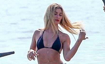Hailey Bieber luce figura de ‘impacto’ con bikini en Instagram 