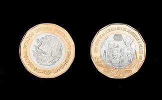 Esta es la moneda conmemorativa de 20 pesos de los menonitas que vale $600,000 pesos