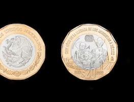 Esta es la moneda conmemorativa de 20 pesos de los menonitas que vale $600,000 pesos
