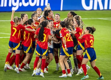 España elimina sin piedad a Suiza en los cuartos de final de la Eurocopa femenina