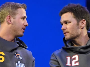 Cuando Brady ganó su primer Super Bowl, Goff tenía 7 años