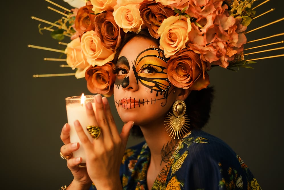 Maquillaje de Catrina. iStock/ Sandor Mejias Brito