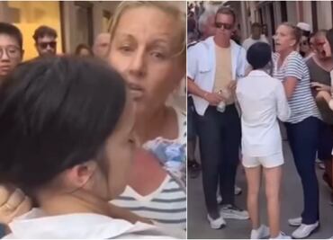 Caos en Venecia: turista enfrenta a ladrona y la sujeta del cabello tras intentar robar su pasaporte