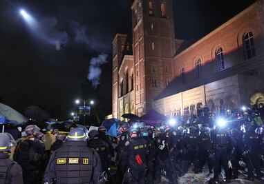 Suman más de 2,500 detenidos en protestas propalestinas de universidades de Estados Unidos. VIDEO