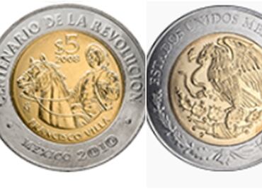 Moneda conmemorativa de la Revolución Mexicana de Francisco Villa que se vende hasta en $120 mil pesos