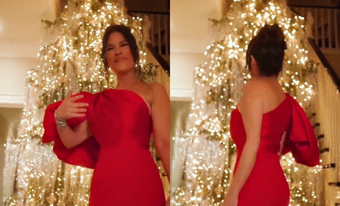Martha Debayle desata críticas por su árbol de Navidad de 42 mil hilos: “Ni Cristiano Ronaldo se atrevió a tanto”. Foto: TikTok/Martha Debayle