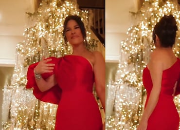 Martha Debayle desata críticas por su árbol de Navidad de 42 mil hilos: “Ni Cristiano Ronaldo se atrevió a tanto”