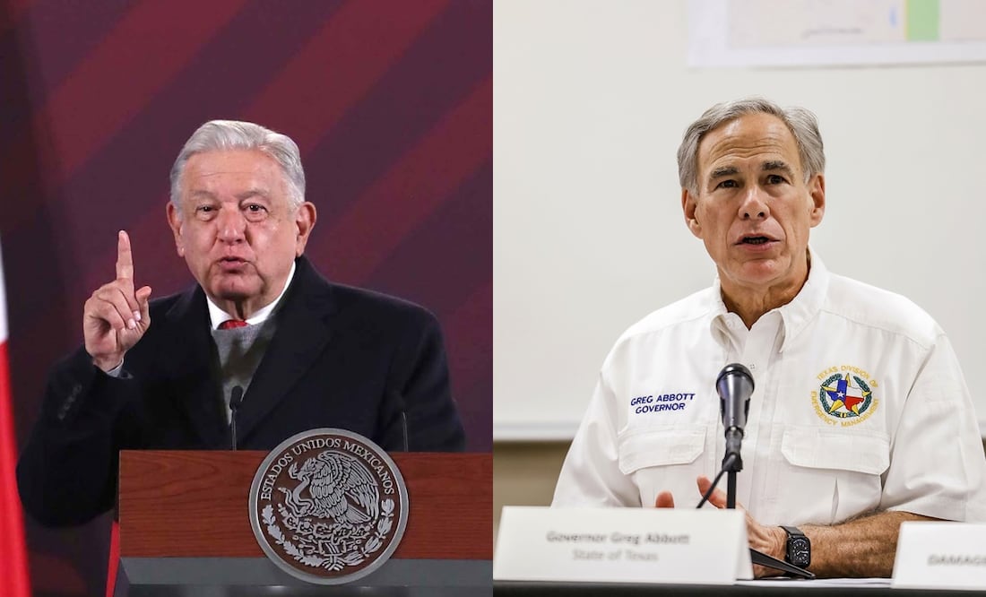 AMLO/ Greg Abbott/ EFE/AP