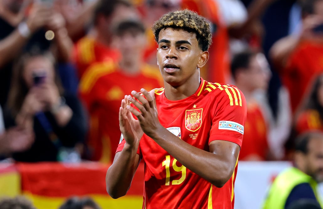 Lamine Yamal, el prodigio de 16 años que deja huella en la Eurocopa 2024. Foto EFE/EPA/RONALD WITTEK