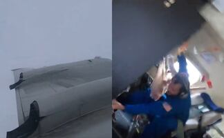 Milton. Avión 'cazahuracanes' de EU capta en VIDEO fuerte turbulencia causada por el huracán