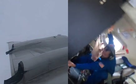 Milton. Avión 'cazahuracanes' de EU capta en VIDEO fuerte turbulencia causada por el huracán